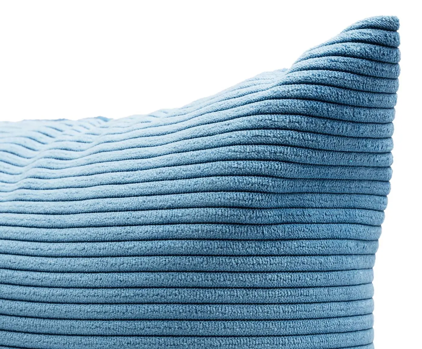 Gözze Capri Kissen Feincord-Optik Petrol 30x50 cm