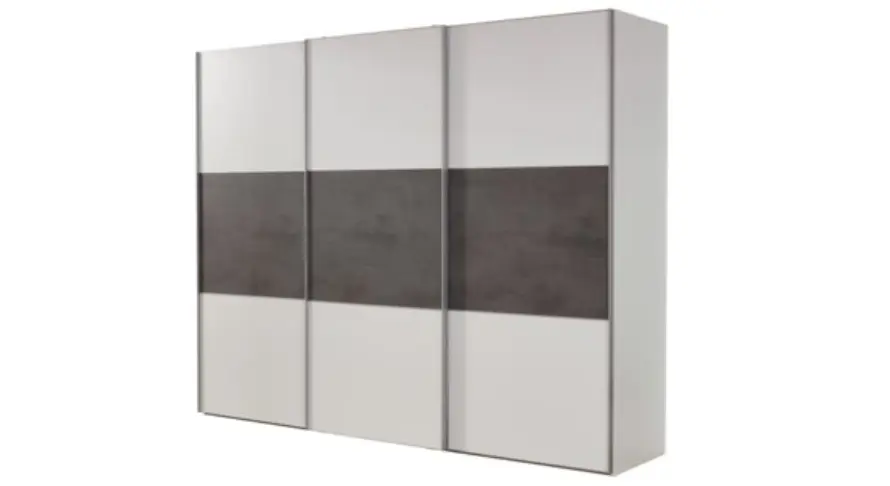 Staud Schwebetürenschrank Includo Weiß/Oxid ca. 280x222x68 cm