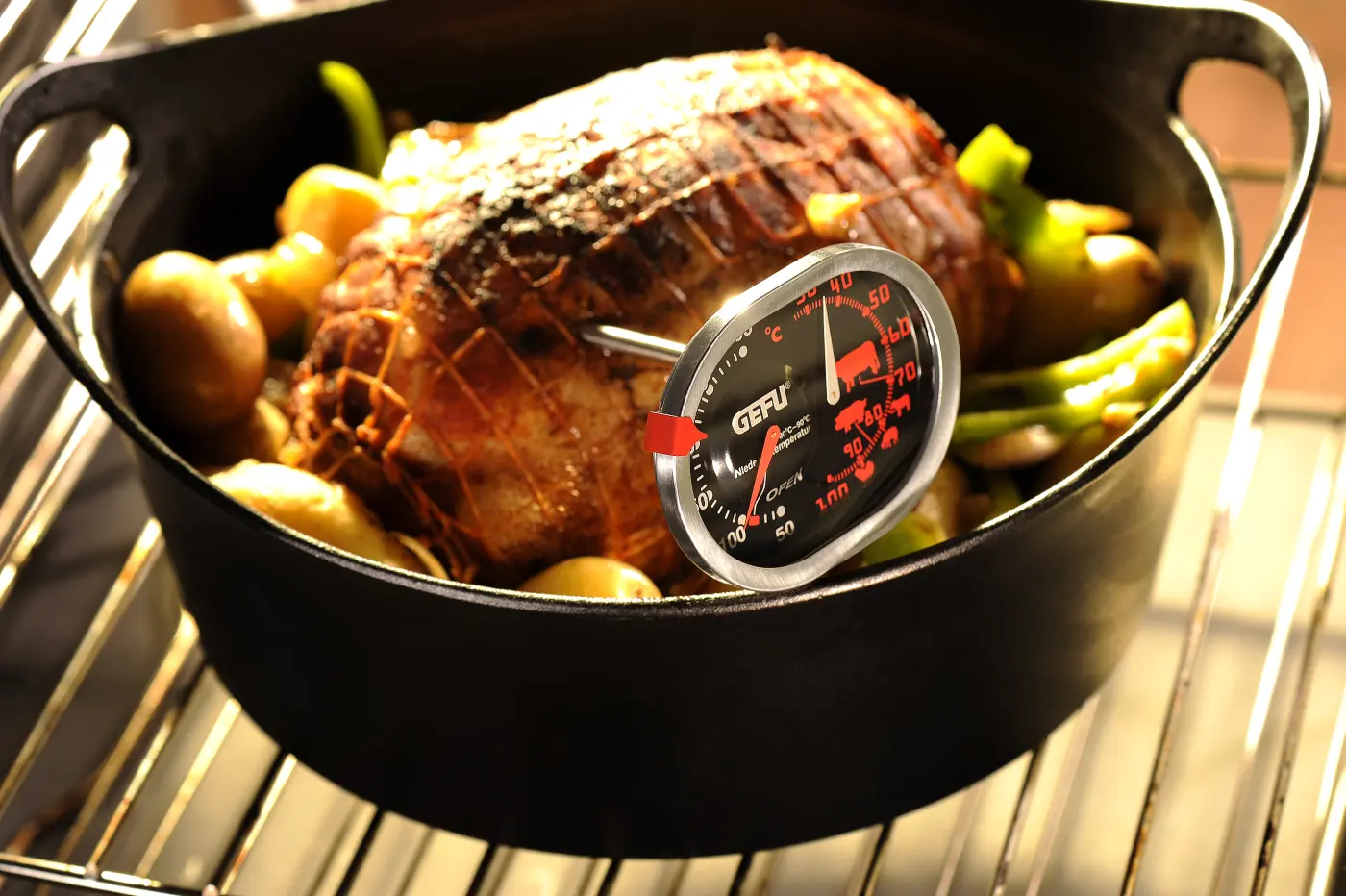 GEFU Braten- und Ofenthermometer 3 in 1