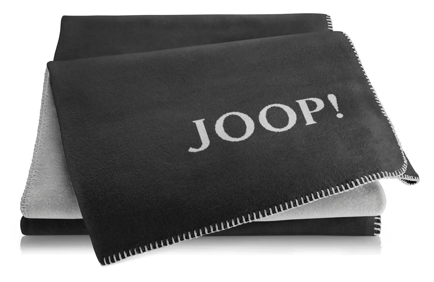 JOOP! Plaid / Decke 150 x 200 cm Anthrazit/Ash
