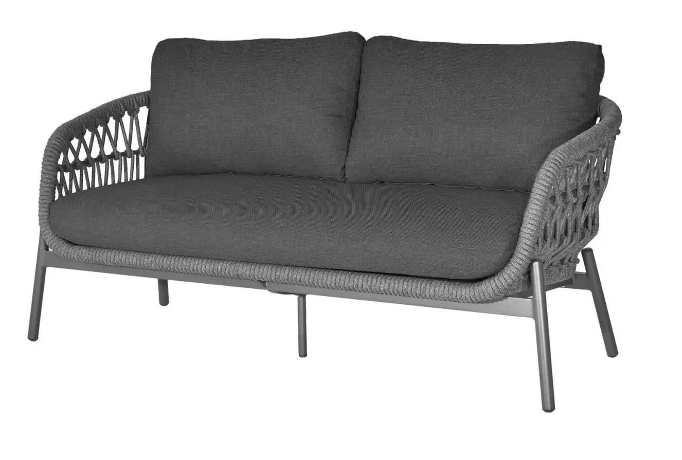 LC Garden Living-Set 249821 Bari 3 tlg. Anthrazit / Dunkelgrau