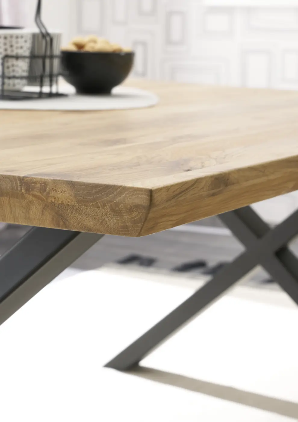 ABP Couchtisch Asola Eiche massiv geölt ca. 110x45x70 cm