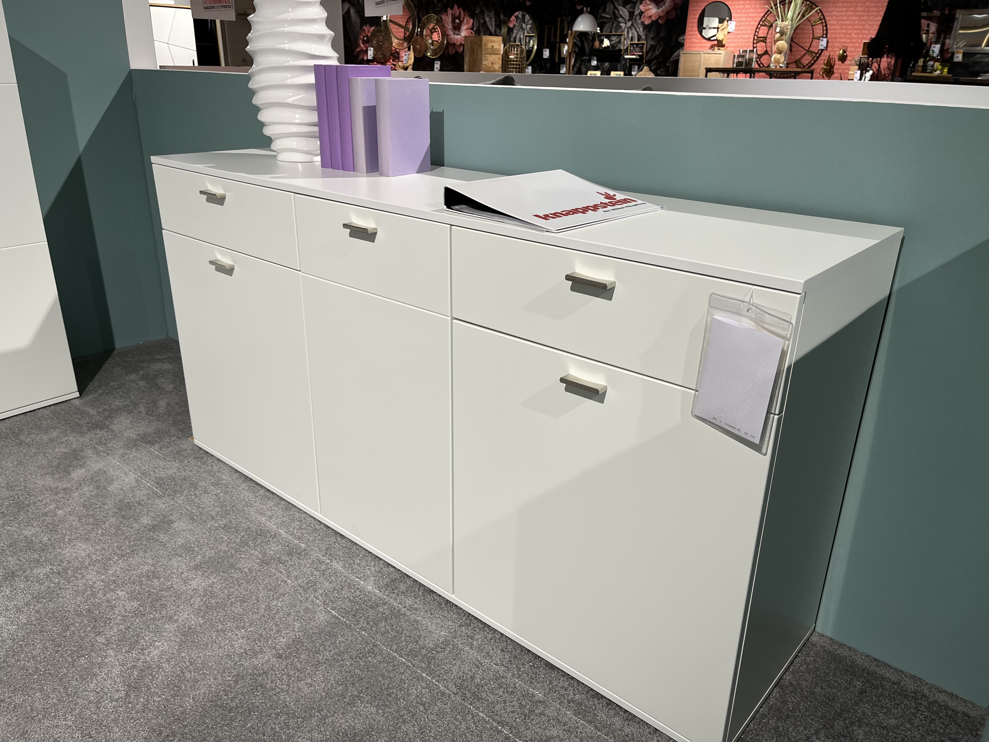Sideboard Avezzano - Weiß matt 