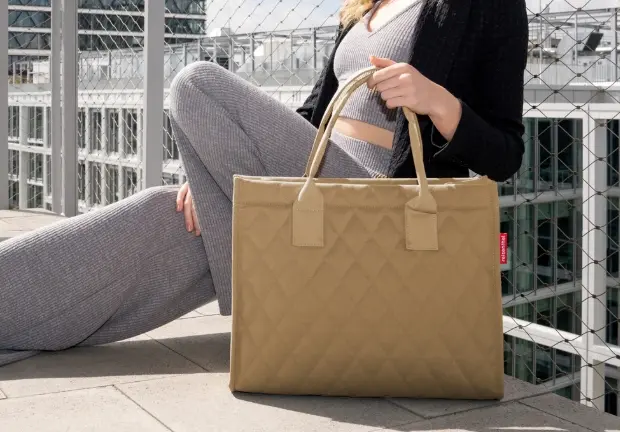 Reisenthel Daily Shopper rhombus ginger ca. 42x35x17 cm