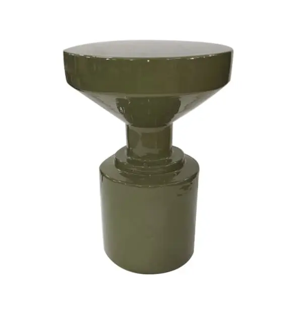 LC Wholesaler Beistelltisch Grün 33x47 cm