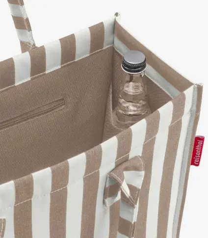 Reisenthel Daily Shopper Summerstripes Coffee ca. 42x35x17 cm