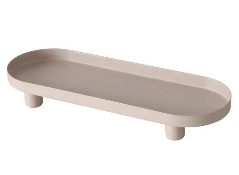 Boltze Tablett Manon Beige ca. 10x3,7x28 cm
