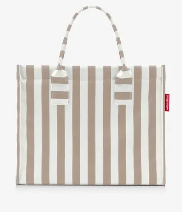 Reisenthel Daily Shopper Summerstripes Coffee ca. 42x35x17 cm