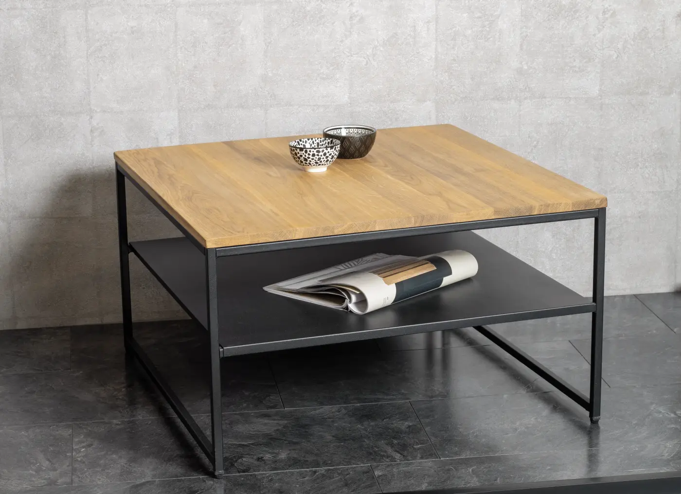 HAKU Couchtisch Sacramento 6 eiche, schwarz
