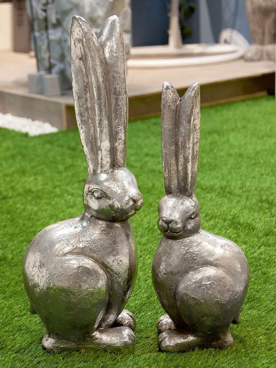 Macrander Figur Hase Outdoor ca. 19x15x50 cm