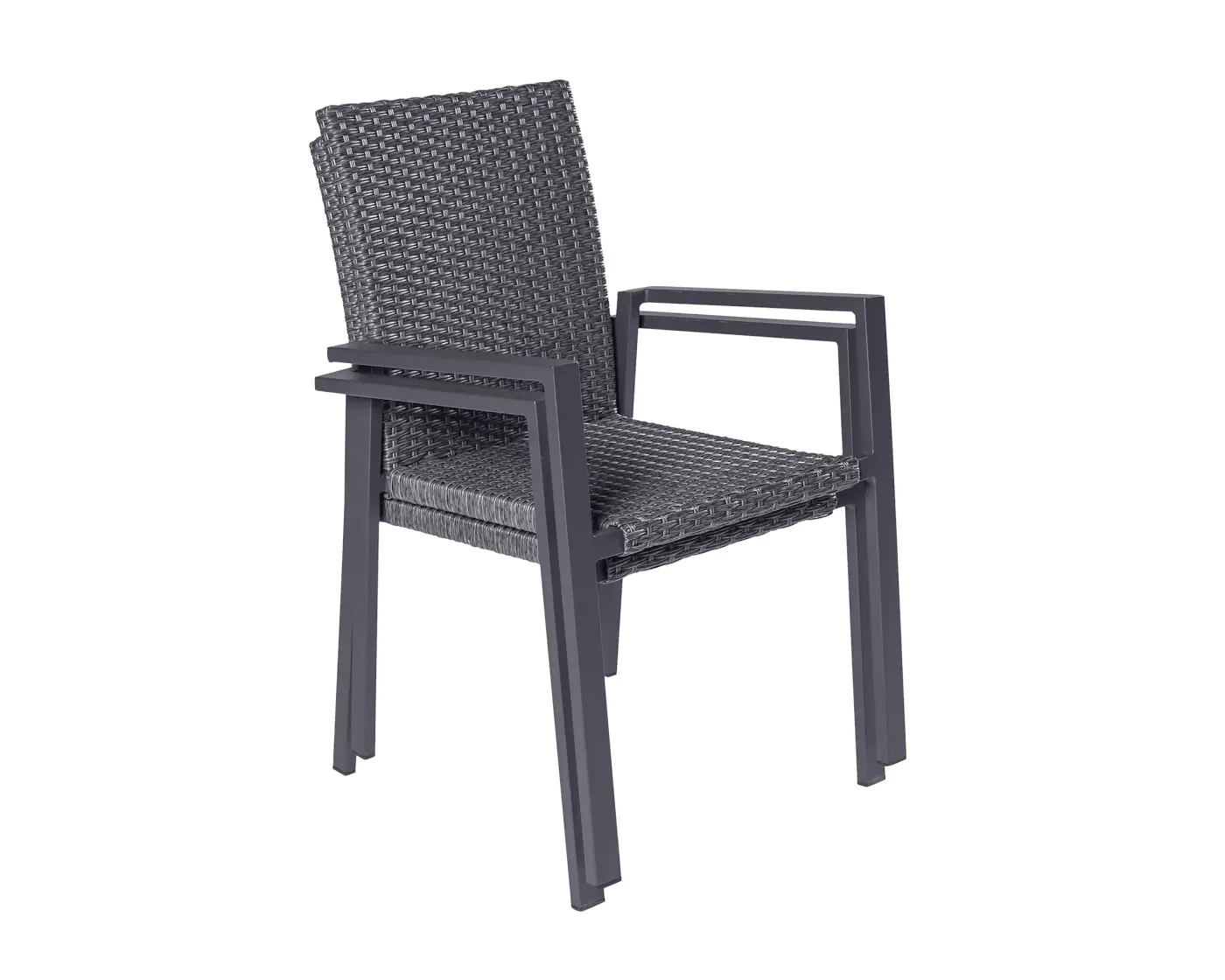 LC Garden Keramo Stapelstuhl 56,5x87x64,5 cm Anthrazit