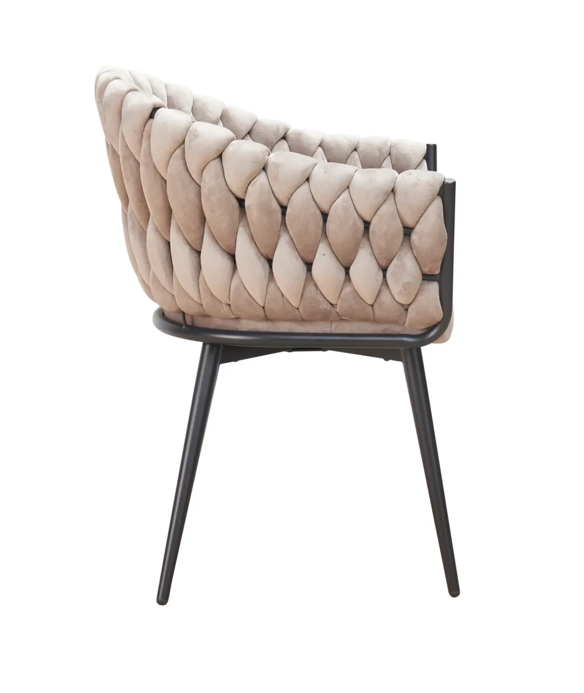 LC Wholesaler Armlehnenstuhl Remy Taupe