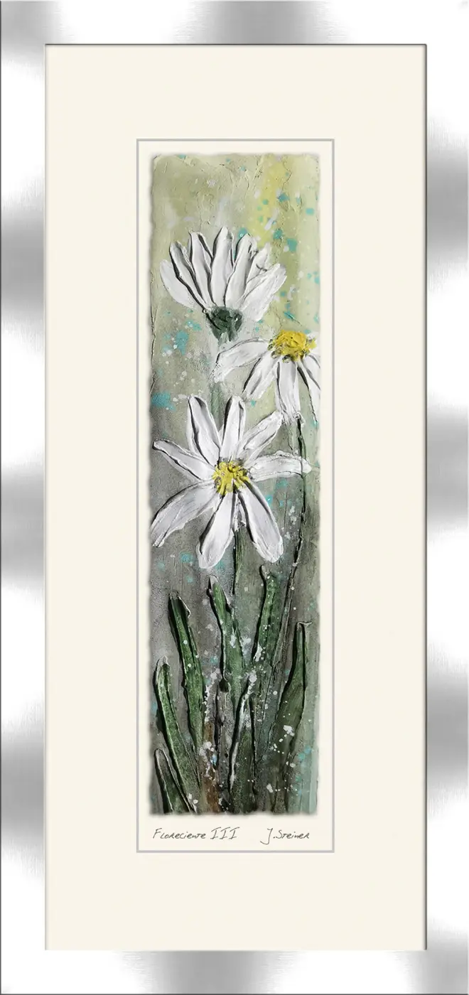 ars graphica Real-Art 76x36cm - Jakob Steiner: Floreciente III