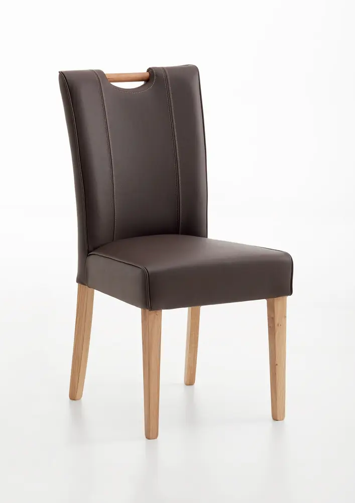Niehoff Polsterstuhl 6881-47-xxx,  Gestell Eiche massiv 