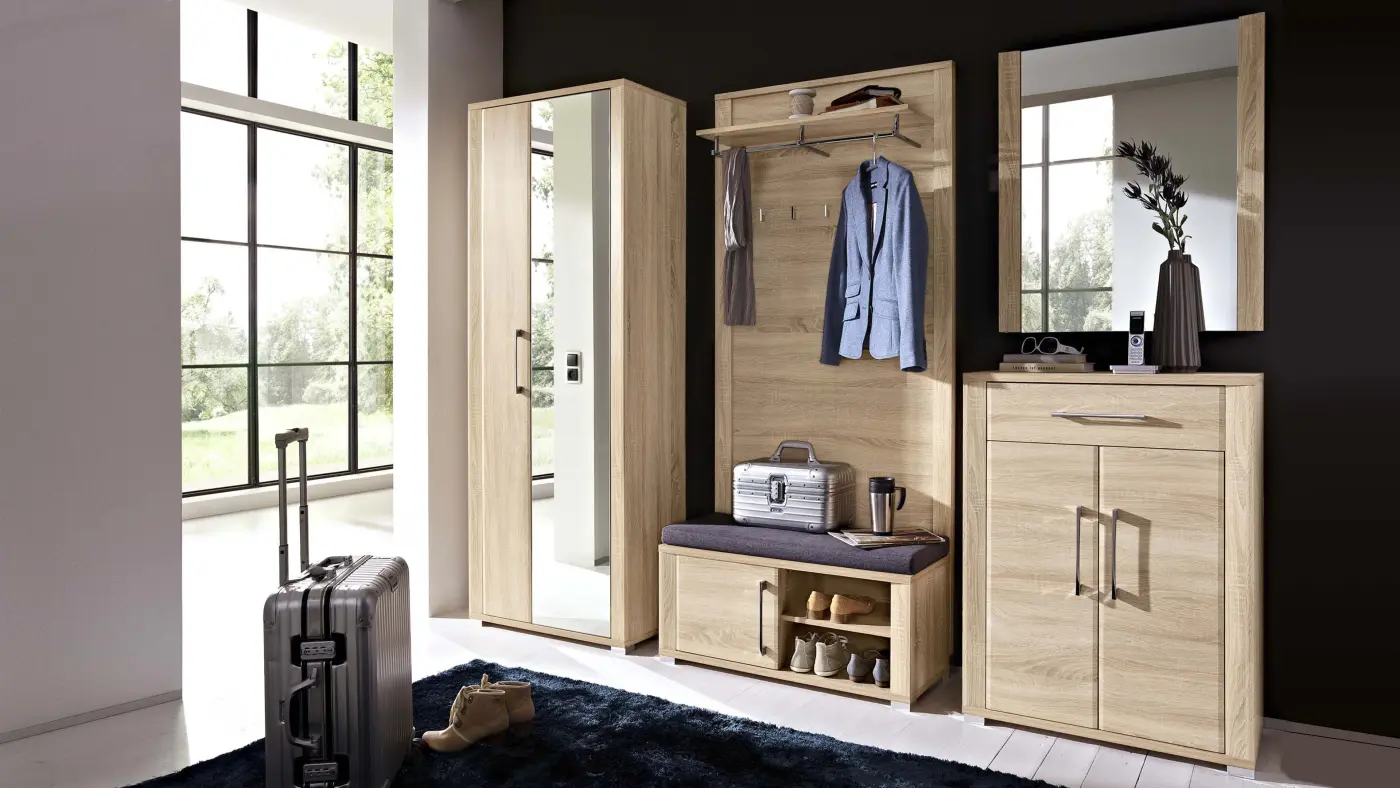 Innostyle Garderobenschrank Go Sonoma Eiche NB ca. 74x200x40 cm