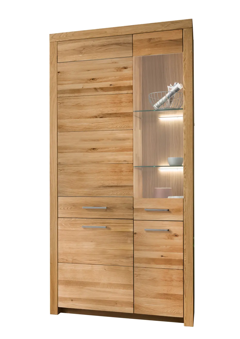 3S Frankenmöbel Vitrine Wildeiche massiv ca. 103x204x40 cm 3S Frankenmöbel Vitrine Wildeiche massiv ca. 103x204x40 cm