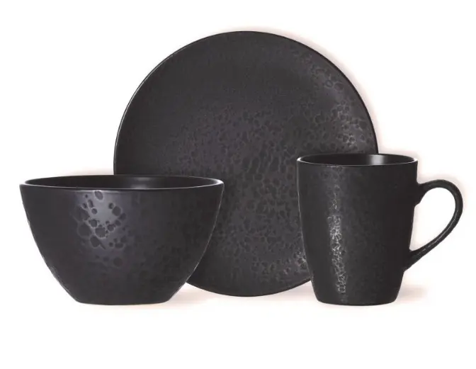 Ritzenhoff Frühstücksset Kitwe 12-tlg. Schwarz