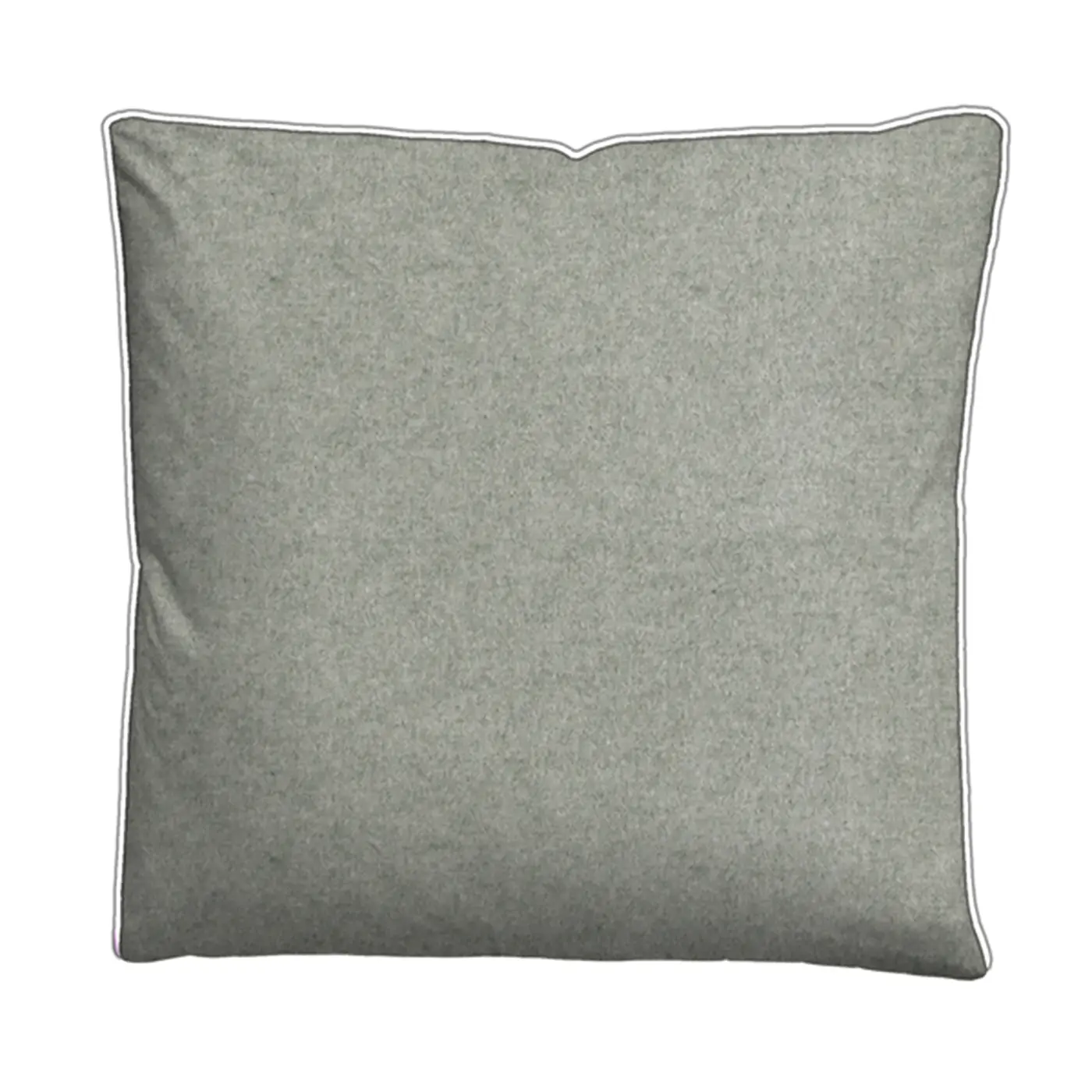 Biberna Melange-Flanell Bettwäsche sturmgrau 1x 135x200 cm + 1x 80x80 cm