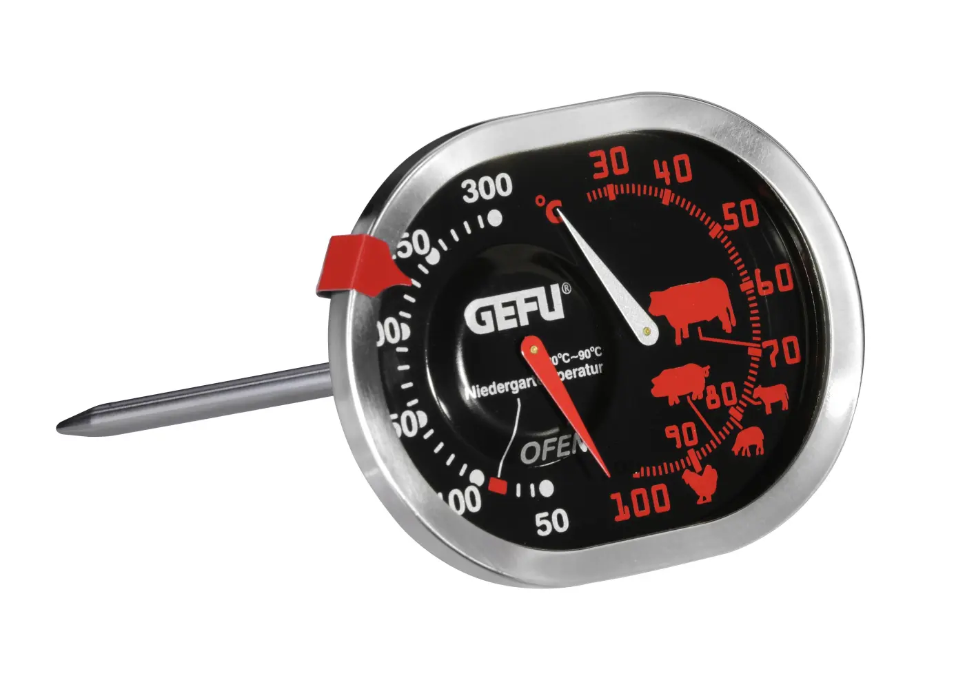 GEFU Braten- und Ofenthermometer 3 in 1