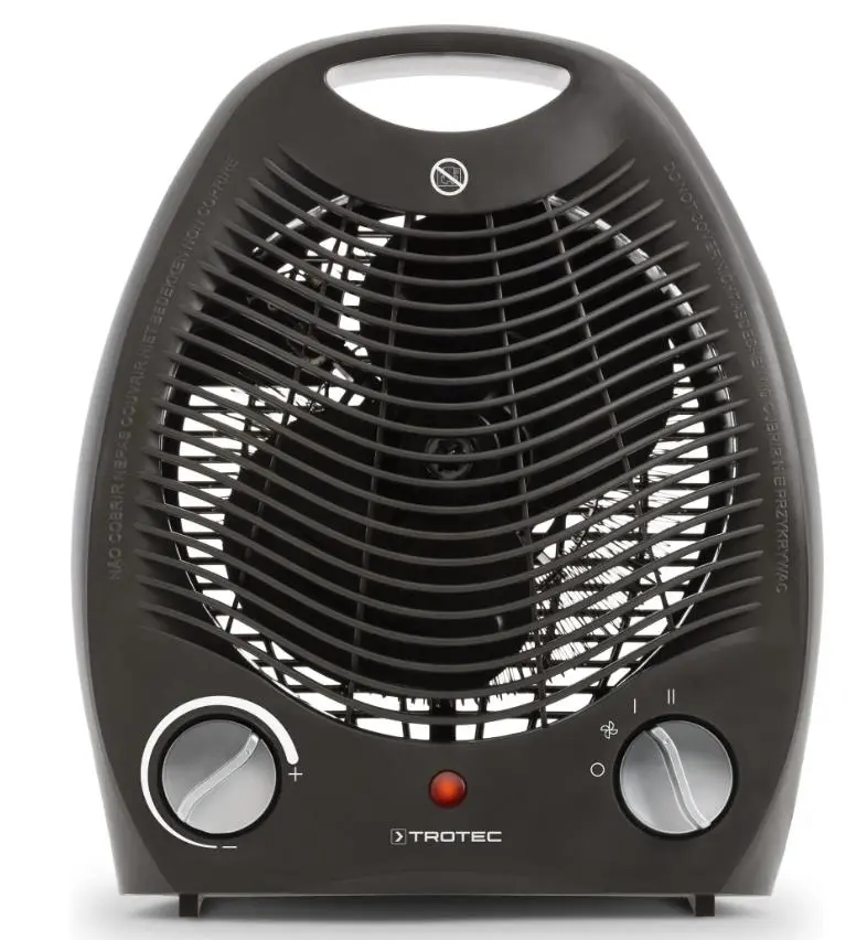 Trotec Heizlüfter TFH 20 E Standgerät, 2000 Watt, 2 Heizstufen, Kaltstufe