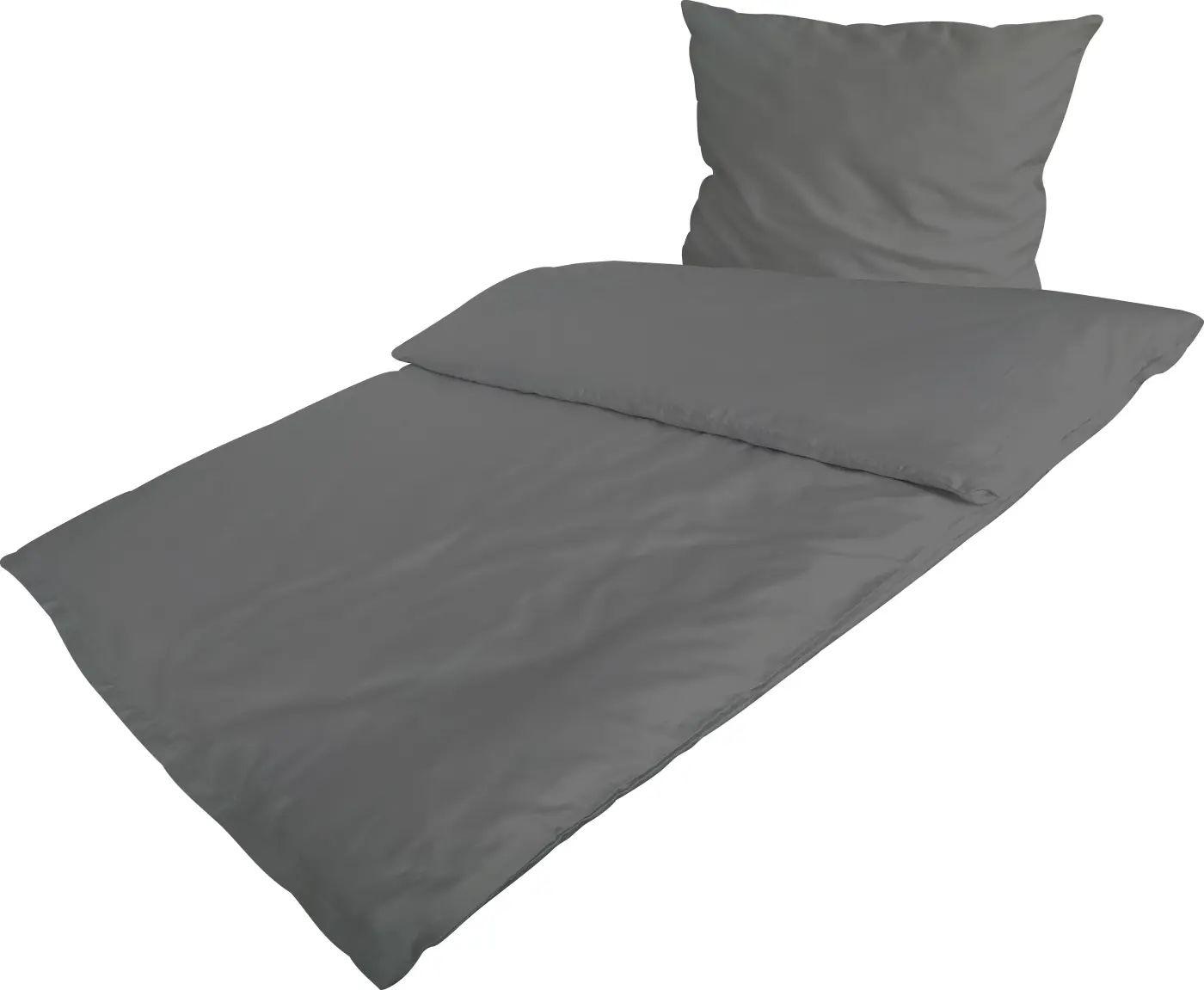 CoSiMa Bettwäsche Odette Anthrazit 135x200 cm & 80x80 cm