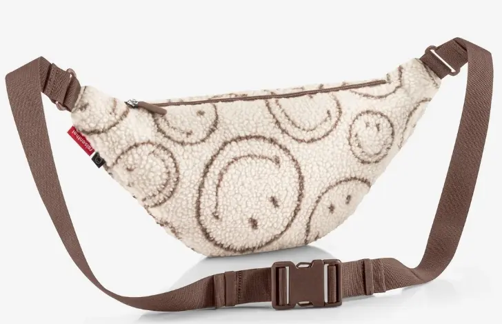 reisenthel City beltbag Smiley teddy chocolate 47x22x12 cm