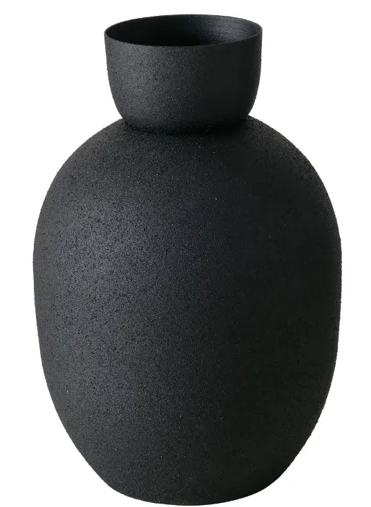 Roomio Vase Maynar schwarz 17 cm