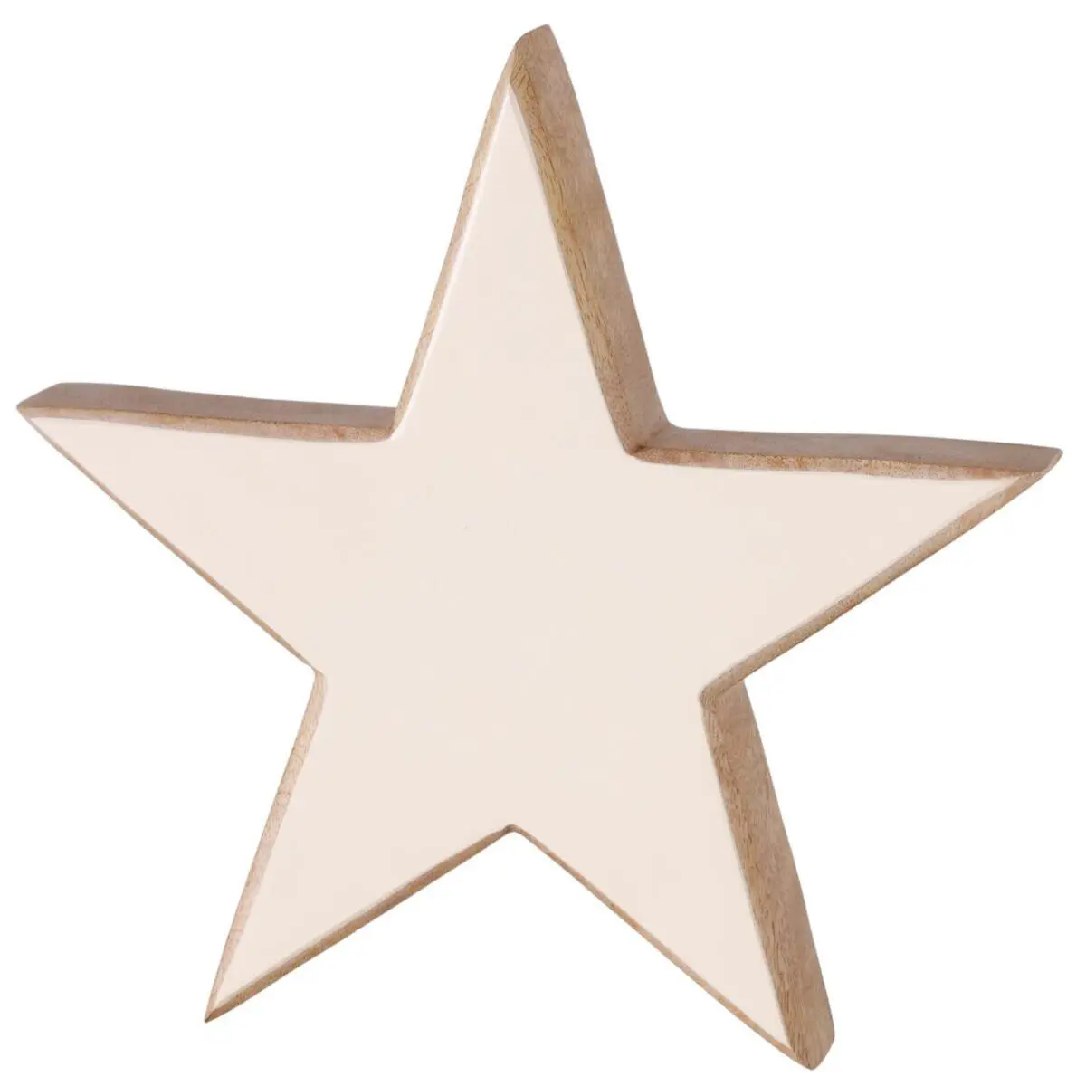 Boltze Stern Stardust Mango weiß