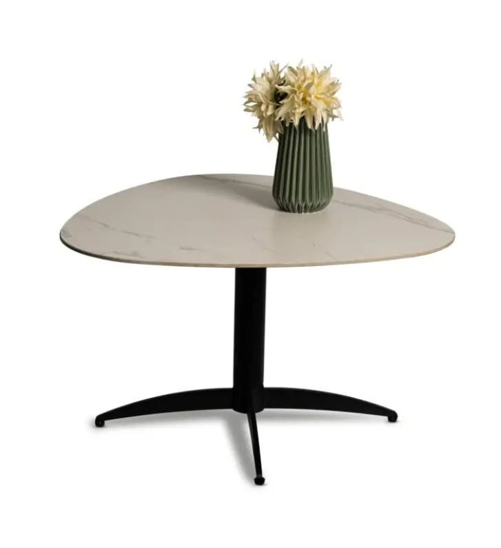 M2 Couchtisch Tokio 2 Steinoptik mattweiß ca. 75x40x75 cm