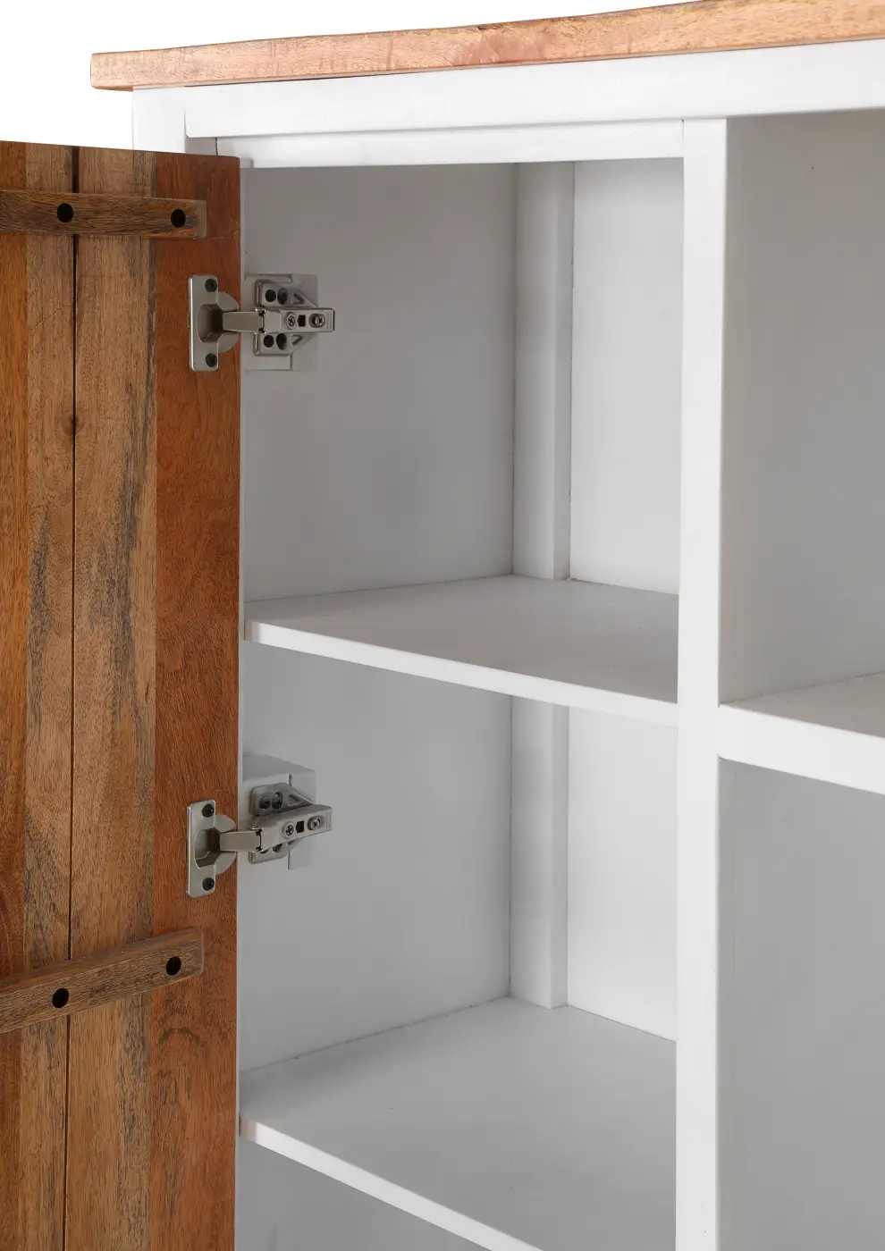 Gutmann Highboard Wilson weiss gewaschen/ natur