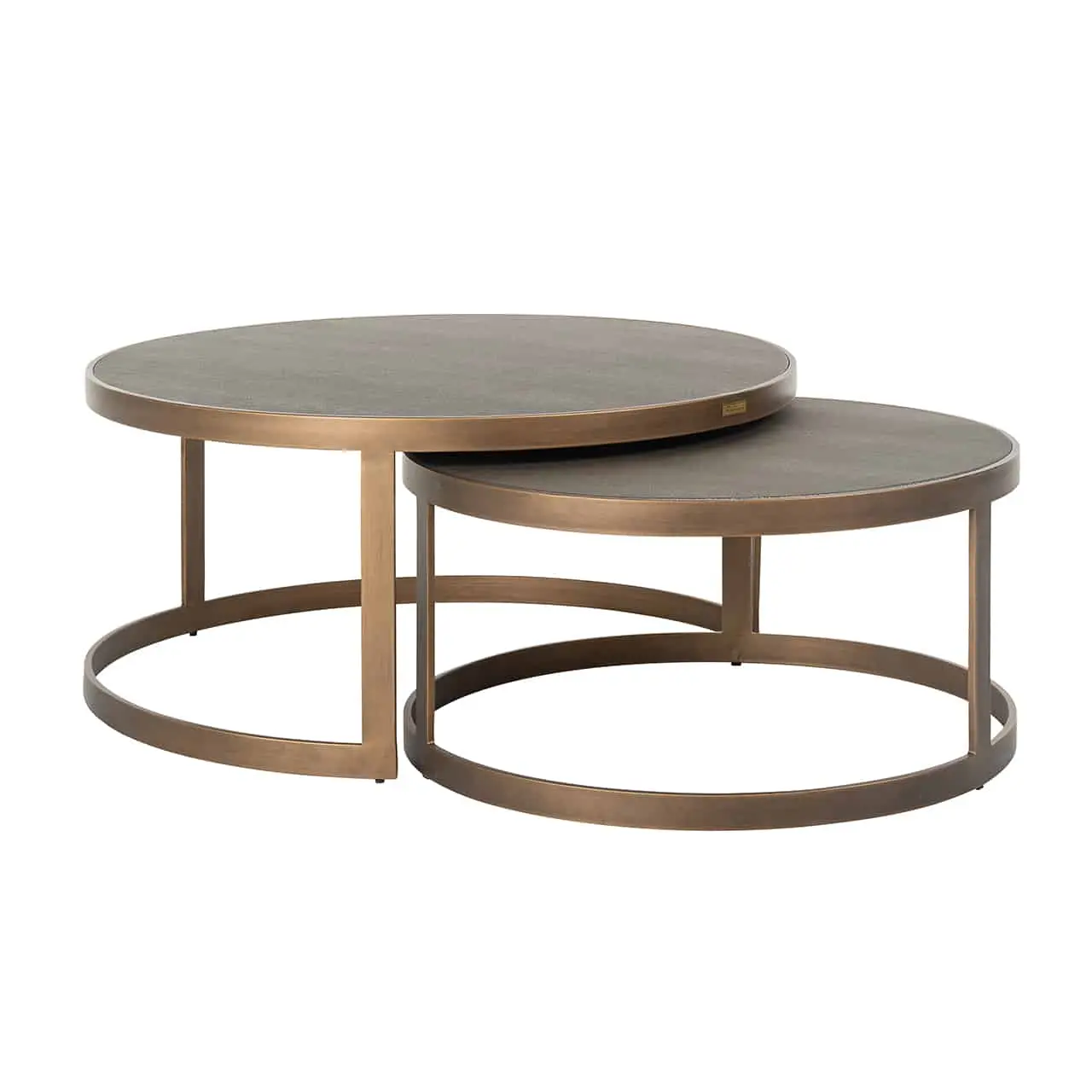 Richmond Interiors Coffee table Bloomingville set of 2 (Gold)