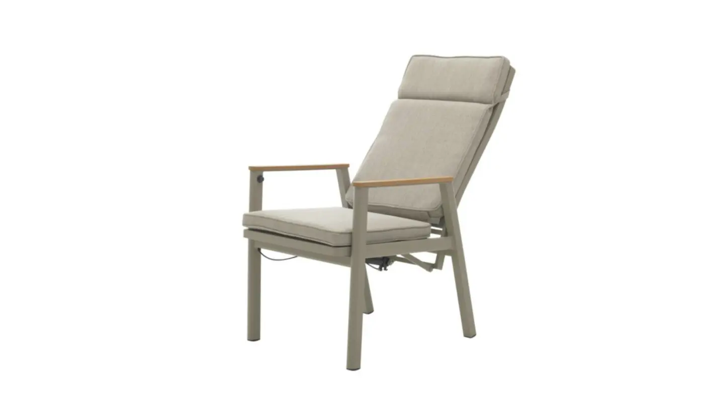 Interliving Positionsstuhl IL 7014 Alu Taupe Beige