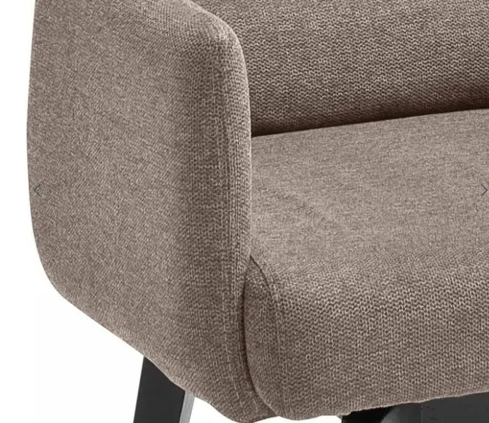 MCA Armlehnenstuhl Kampala Cappuccino ca. 61x92x65 cm drehbar
