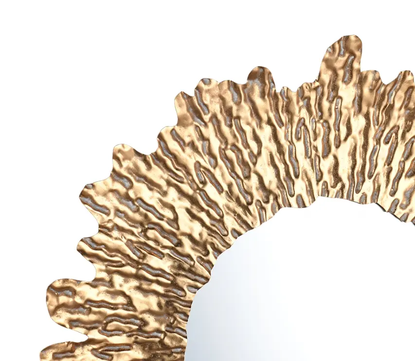 Mirrors & More Spiegel Runa Goldfarbig ca. 80 cm Durchmesser