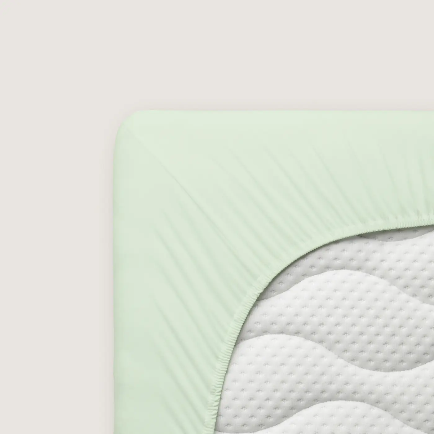 Schlafgut Spannbetttuch Pure 120x200-130x220 cm Green Light