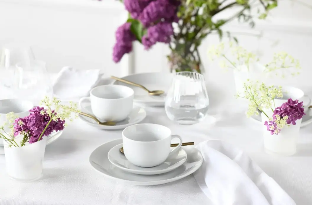 Creatable Kaffeeservice Luna 18-tlg. Weiß