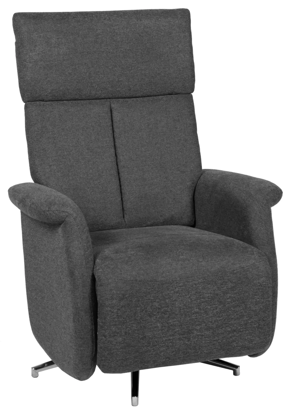 Duo Collection Relax Sessel mit integrierter Fußstütze Thompson Anthrazit, belastbar bis 115 kg