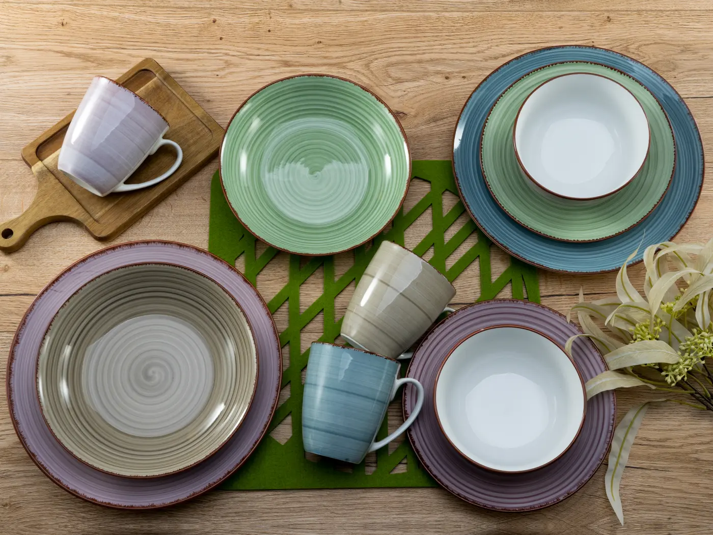 CreaTable Kombiservice Samba 20-tlg Bunt