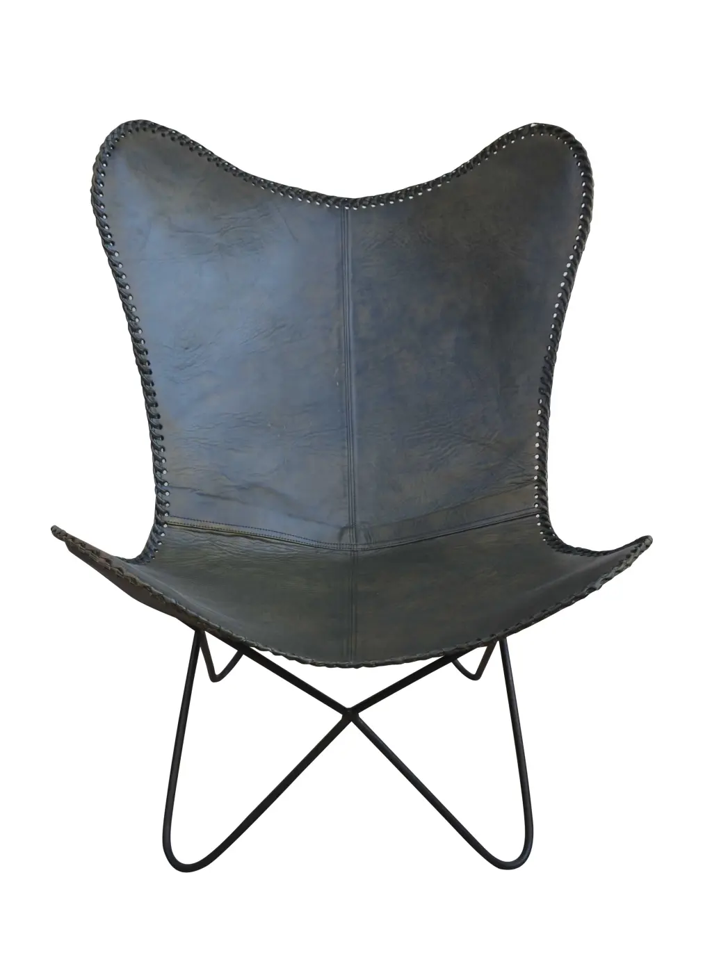 LC Garden Butterfly Ledersessel Grün 70x90x75 cm 