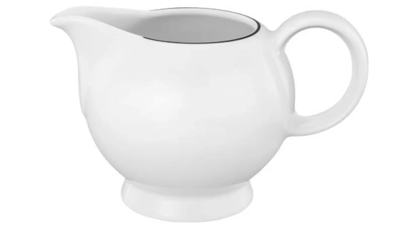 Seltmann Milchkännchen Lido Black Line 0,23 L Weiß