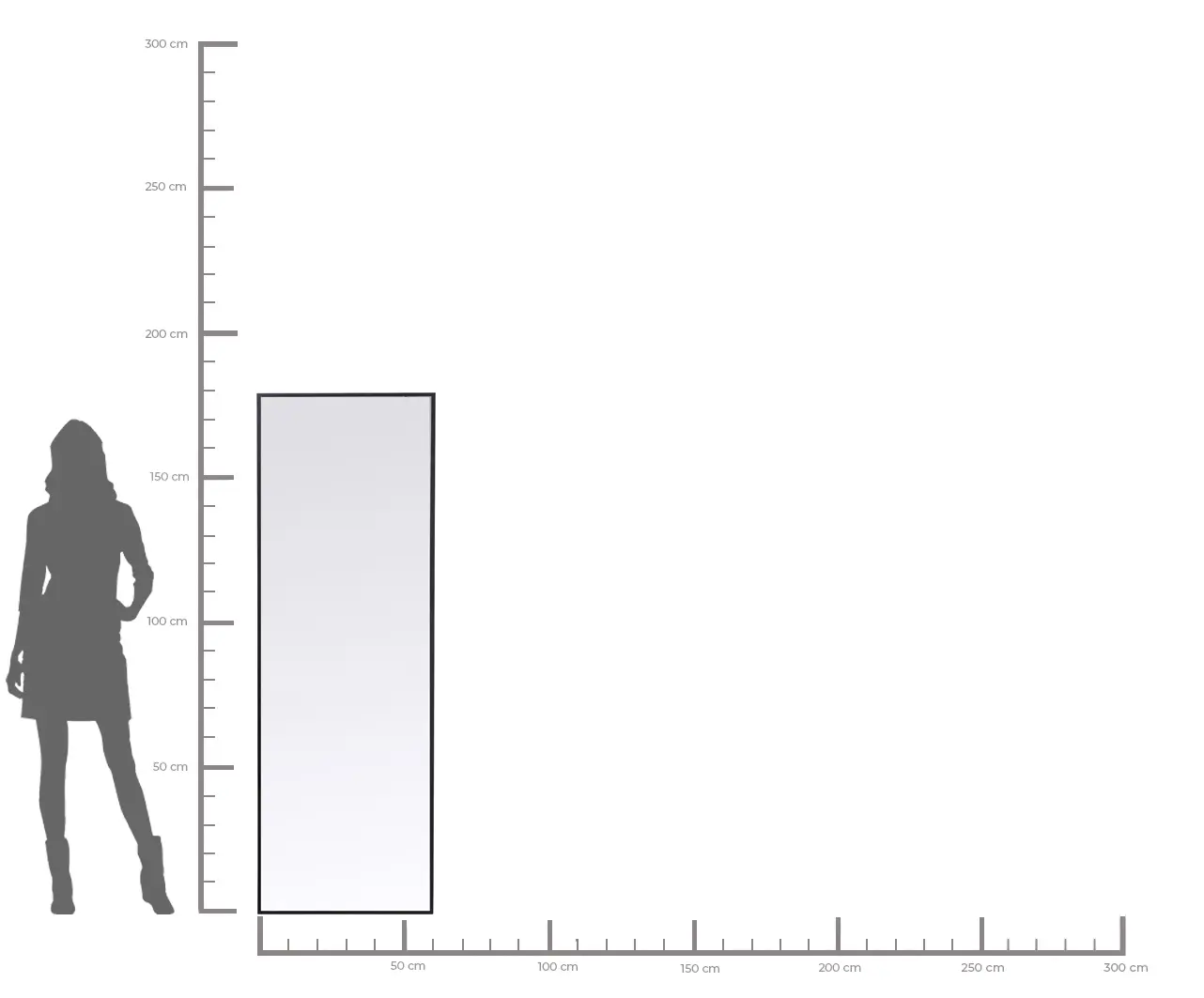 Kare Design Spiegel Bella ca. 180x60 cm