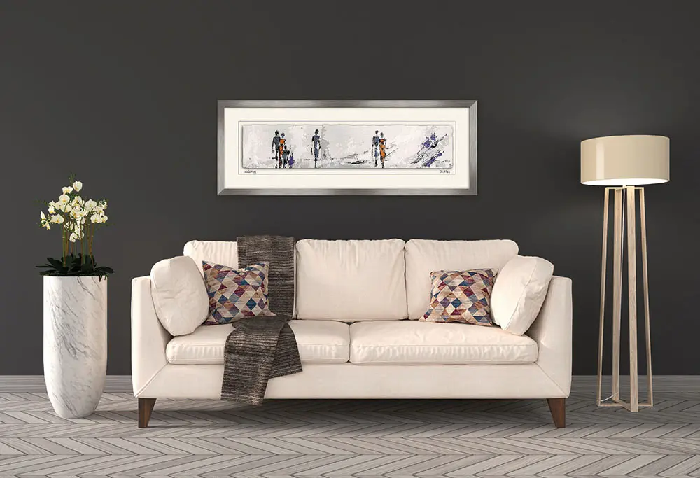ars graphica Real-Art 125x46cm - Mey: Walking