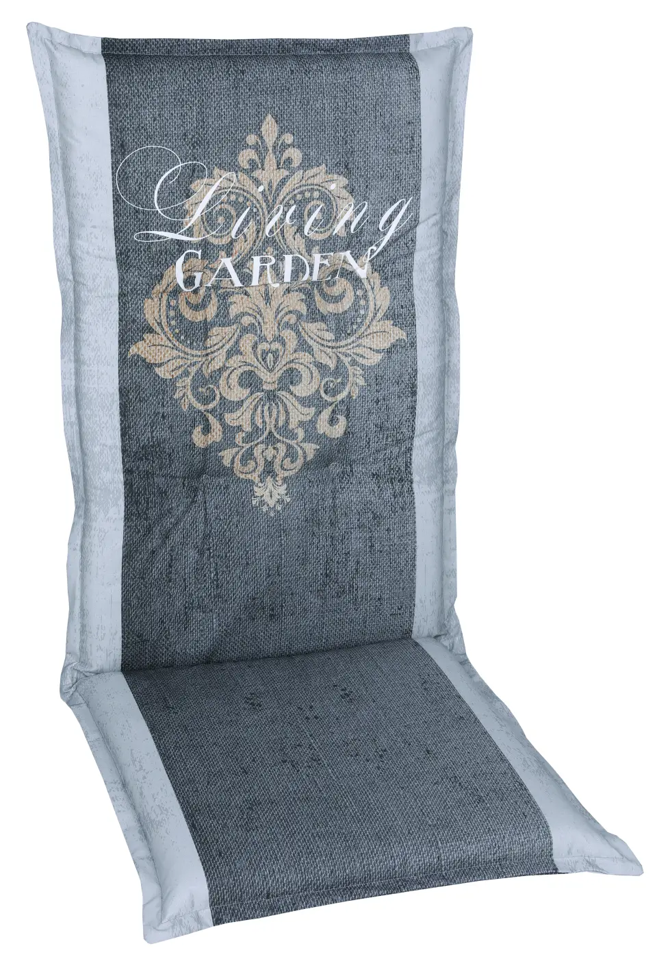 Garten-Sesselauflage hoch 2952-01 grau 50x7x120cm