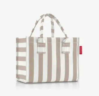 Reisenthel Daily Shopper XS Summerstripes Coffee 21x14x27 cm