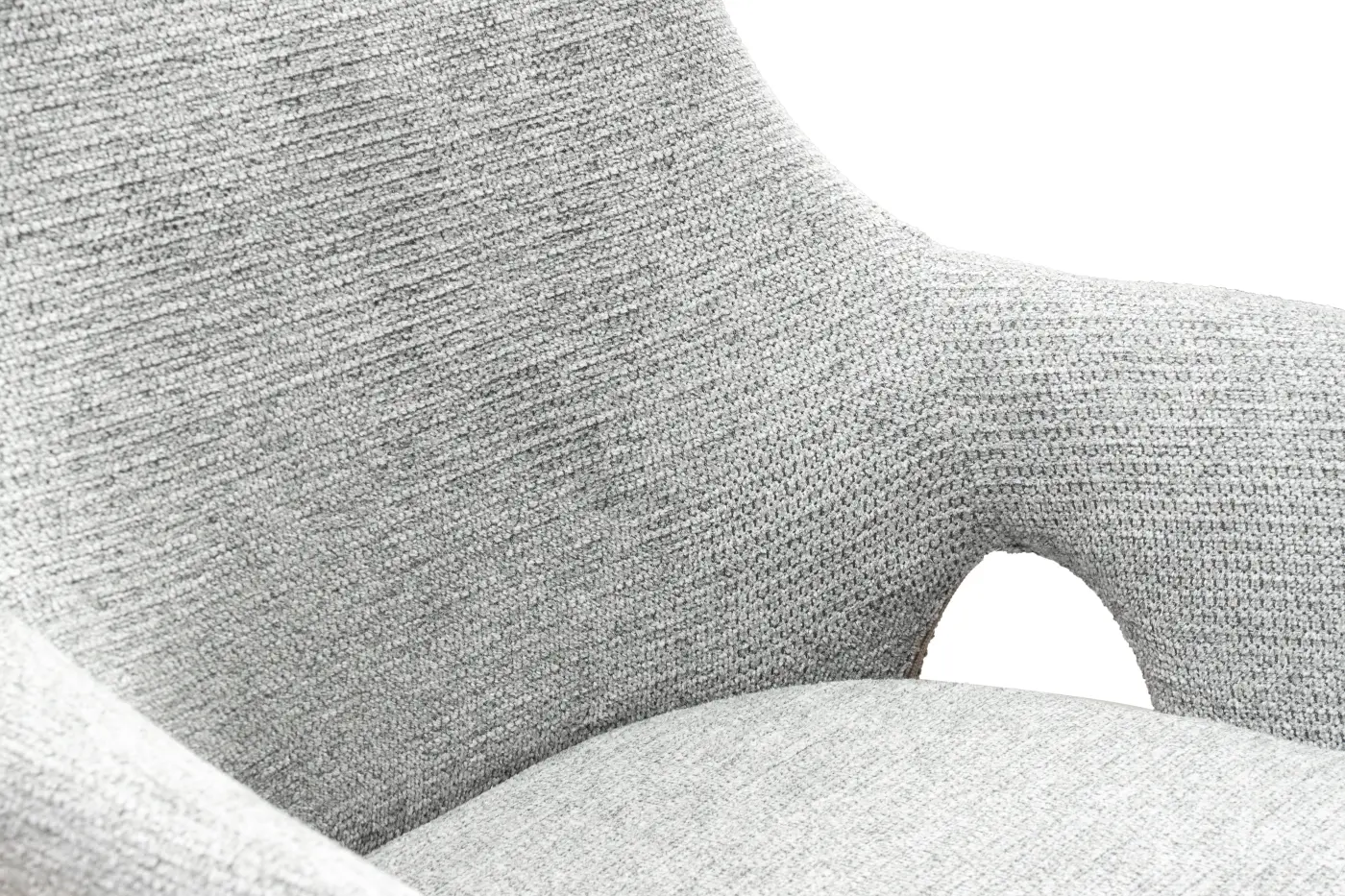 LC Wholesaler Armlehnenstuhl Livrono Hellgrau ca. 60x89x61 cm