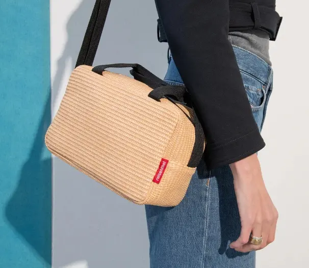 Reisenthel Coolerbag To-Go Raffia Black ca. 23.5x16x12 cm