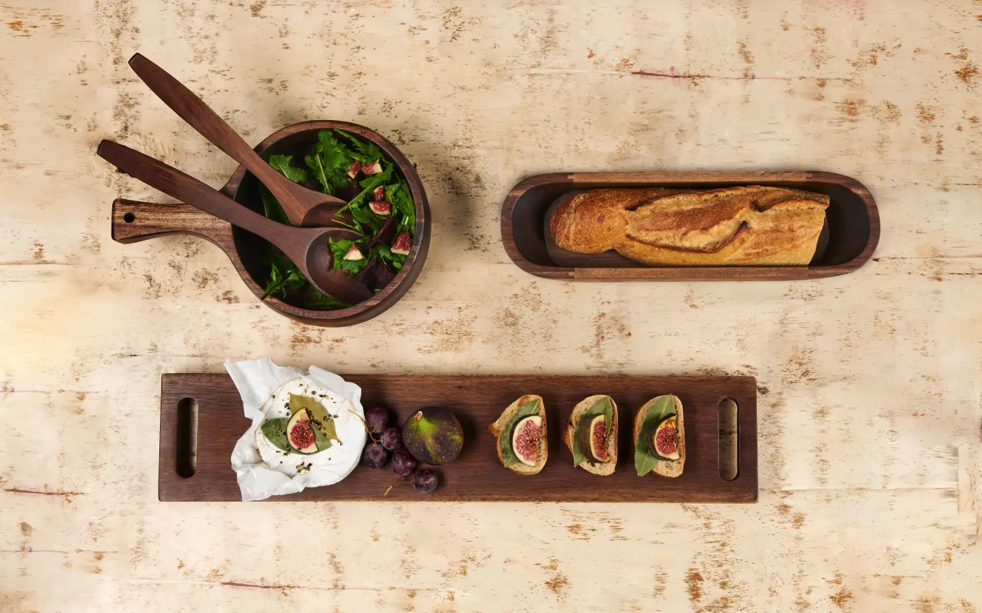 ASA Salatbesteck Akazie massiv 30 cm ASA Salatbesteck