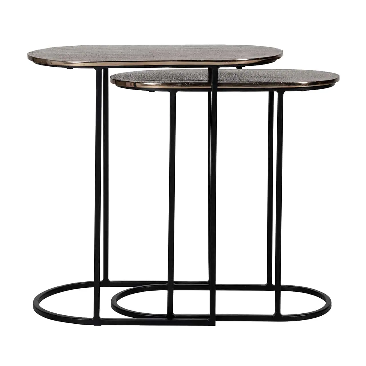 Richmond Interiors End table Chandon set of 2 (Champagne gold)