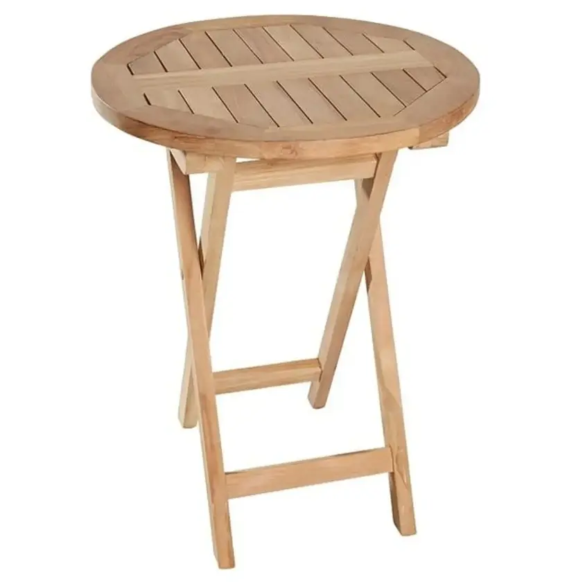LC Garden Tisch Riva ca. 70 cm Durchmesser Teak, klappbar