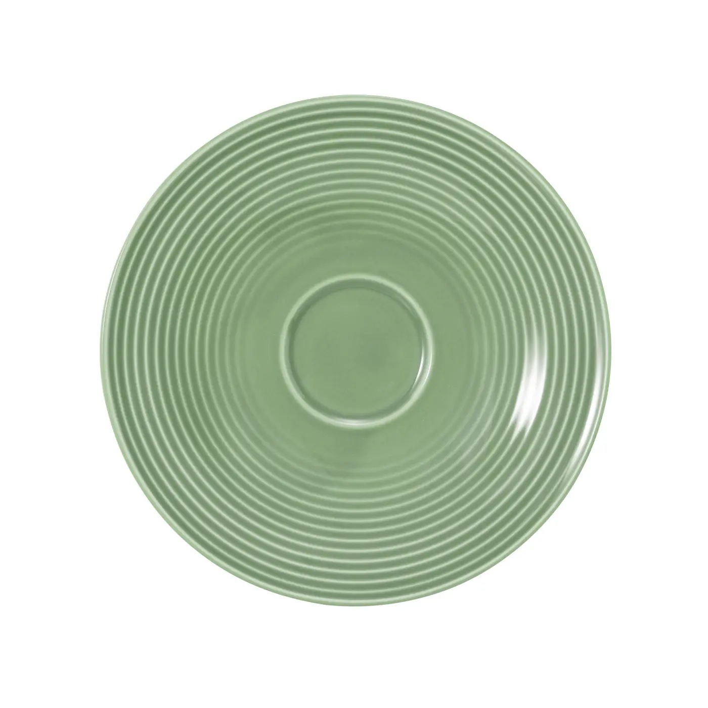 Seltmann Kombi-Untertasse groß Salbeigrün 16,5 cm